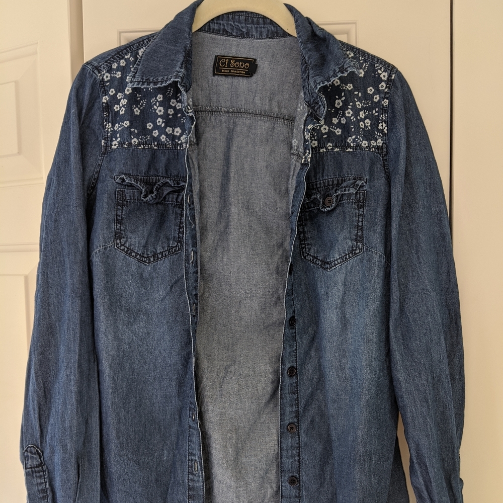 Button down blue shirt